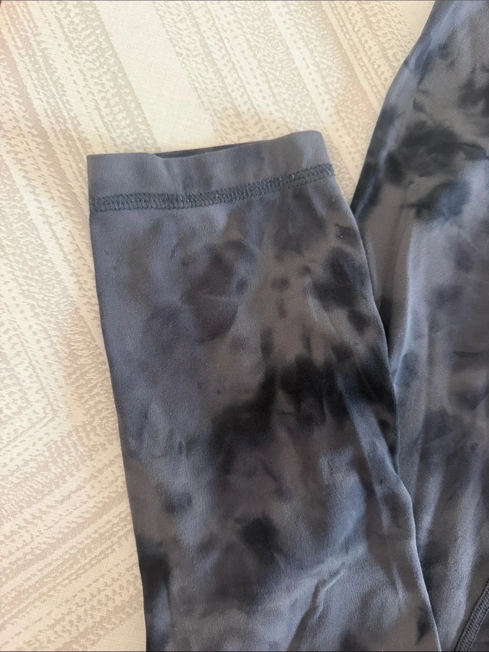 Lululemon Women’s Size 0 Gray Black Tie Dye Splatter High Rise Leggings